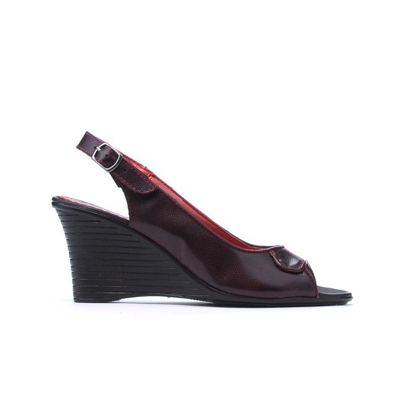 Sandali donna 596 bordeaux