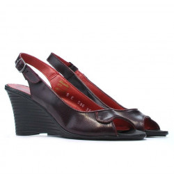 Sandali donna 596 bordeaux
