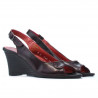 Sandali donna 596 bordeaux