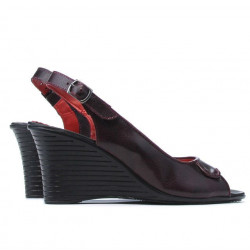Sandali donna 596 bordeaux