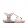 Sandali per bambini piccoli 40c vernice beige+rosa