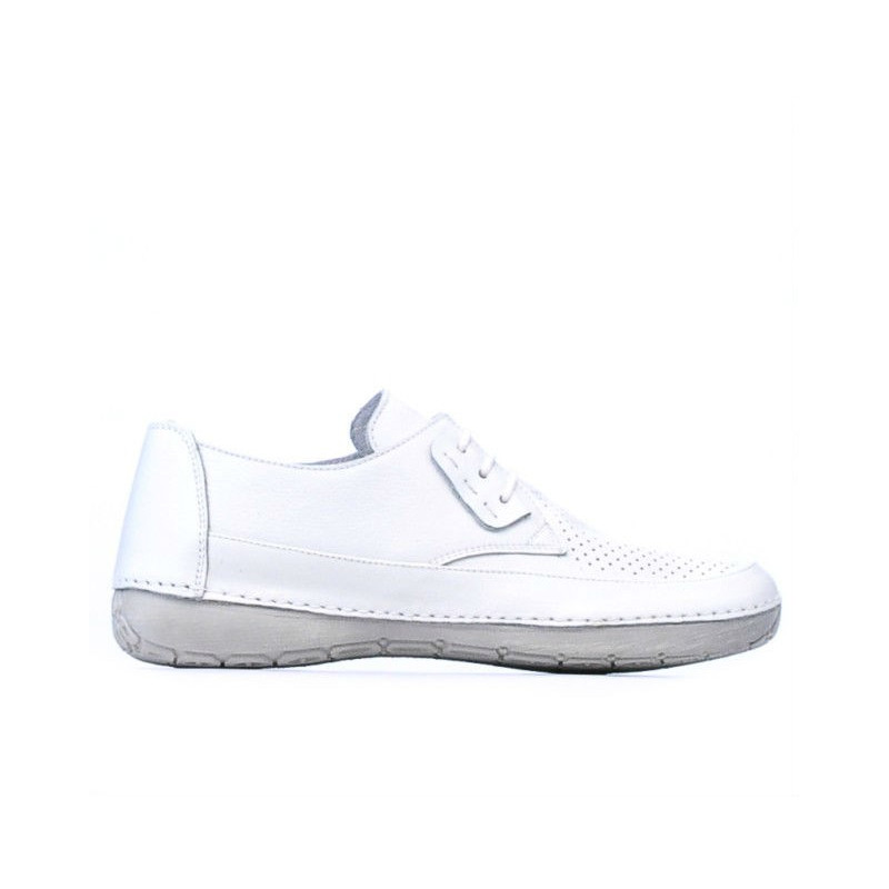 Mocassini donna 672 bianco