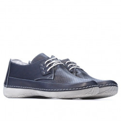 Mocassini donna 672m indaco