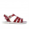 Sandali bambini 530 vernice rossa