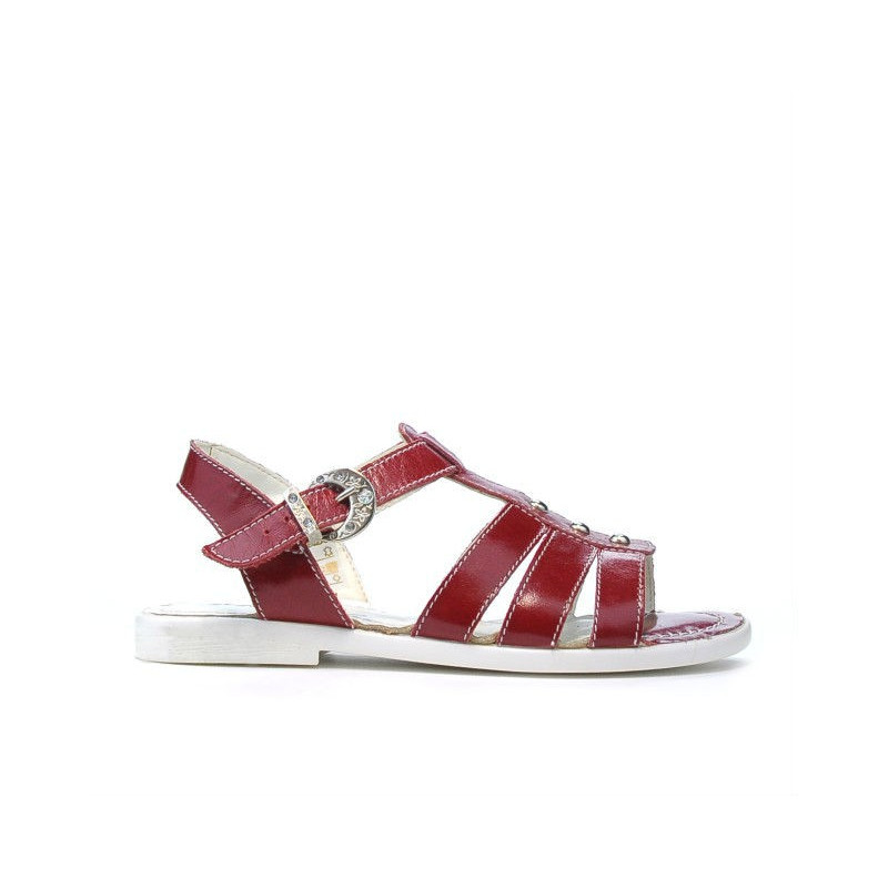 Sandali bambini 530 vernice rossa