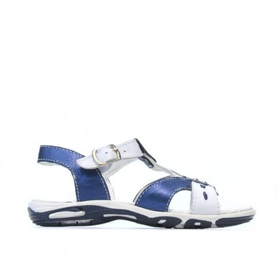 Sandali per bambini piccoli 10c indaco+bianco