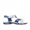 Sandali per bambini piccoli 10c indaco+bianco