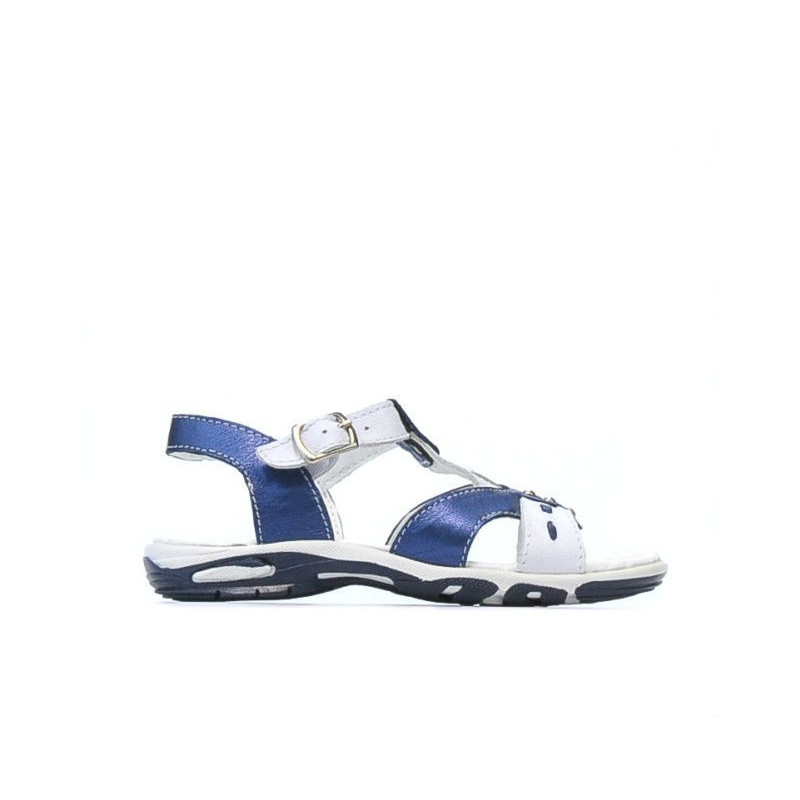 Sandali per bambini piccoli 10c indaco+bianco