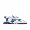 Sandali per bambini piccoli 10c indaco+bianco