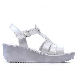 Sandali donna 5023 bianco perla