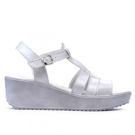 Sandali donna 5023 bianco perla