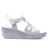 Sandali donna 5023 bianco perla