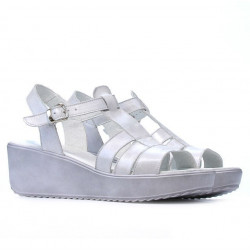 Sandali donna 5023 bianco perla