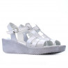 Sandali donna 5023 bianco perla