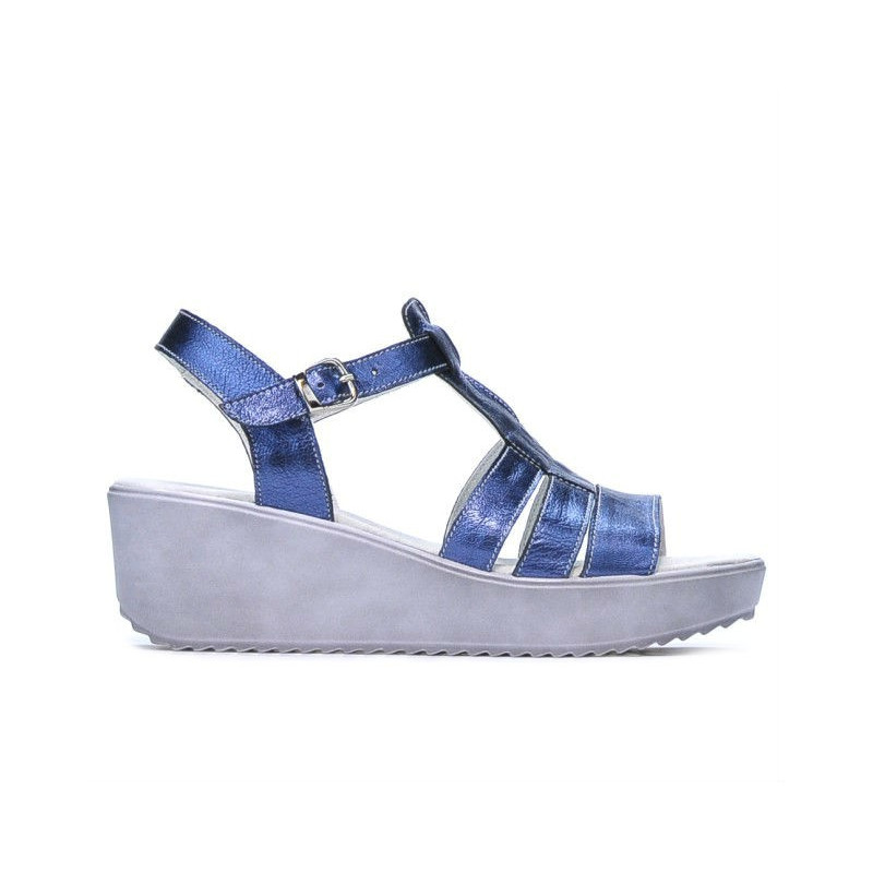 Sandali donna 5023 indaco perlato