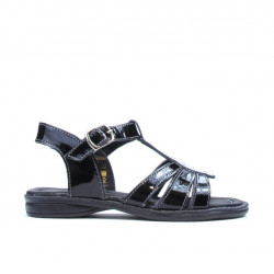 Sandali bambini piccoli 53c vernice nera