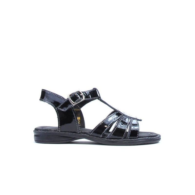 Sandali bambini piccoli 53c vernice nera
