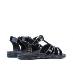 Sandali bambini piccoli 53c vernice nera