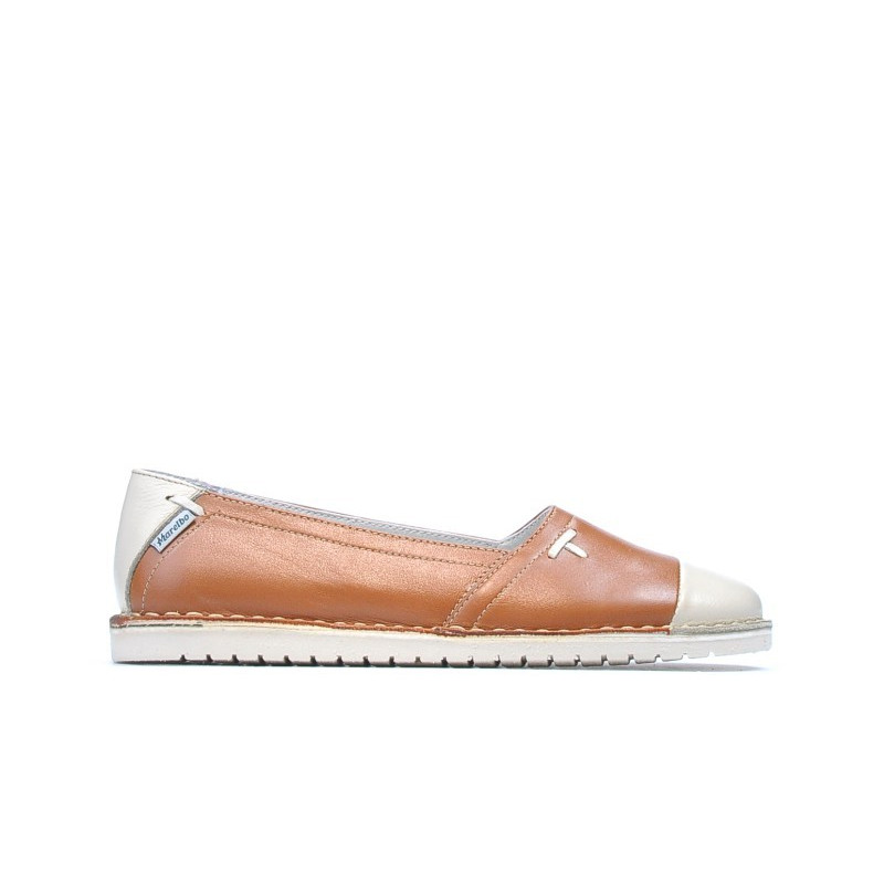 Ballerine donna 7003 marrone combinato