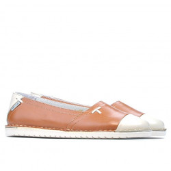 Ballerine donna 7003 marrone combinato