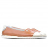 Ballerine donna 7003 marrone combinato