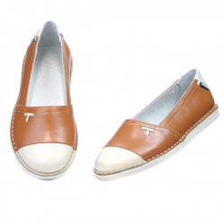 Ballerine donna 7003 marrone combinato