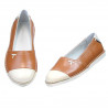 Ballerine donna 7003 marrone combinato