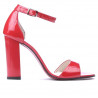 Sandali donna 1259 vernice rossa