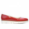 Scarpe casual donna 677 vernice rossa