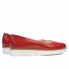 Scarpe casual donna 677 vernice rossa