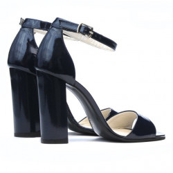 Sandali donna 1259 vernice indaco