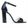 Sandali donna 1259 vernice indaco