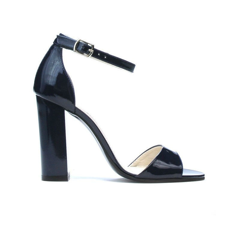 Sandali donna 1259 vernice indaco