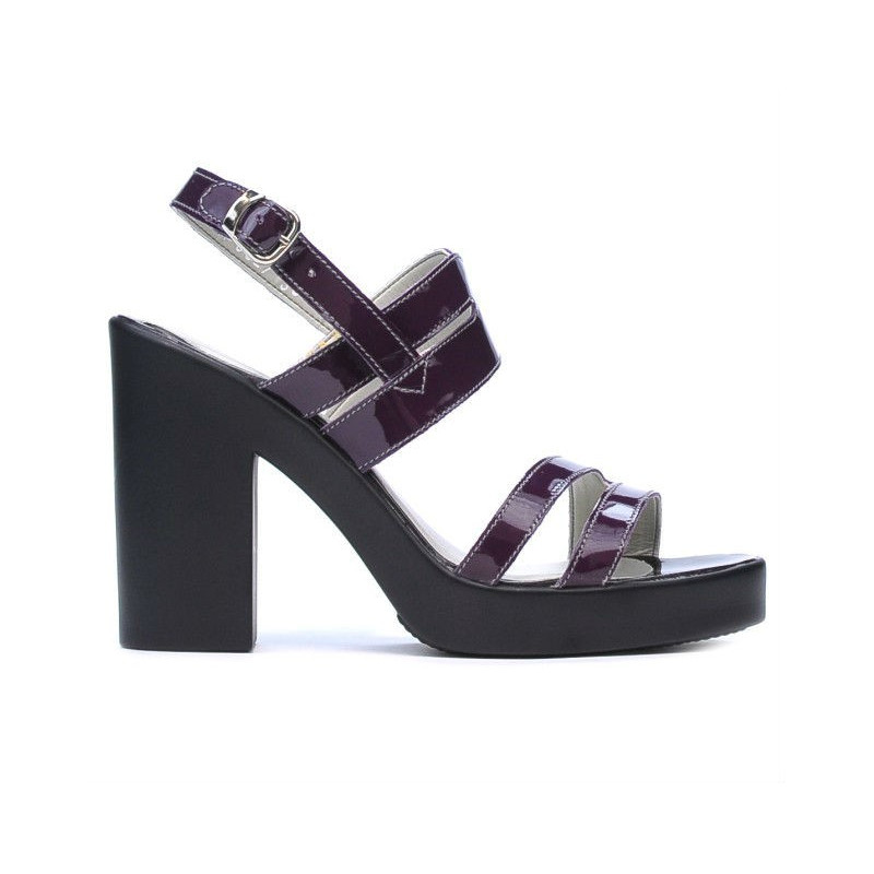 Sandali donna 5027 vernice viola