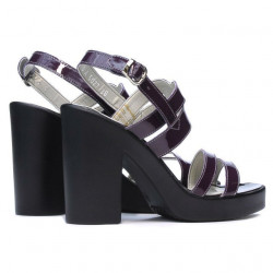Sandali donna 5027 vernice viola