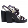 Sandali donna 5027 vernice viola