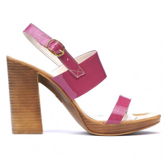 Sandali donna 5028 vernice fucsia