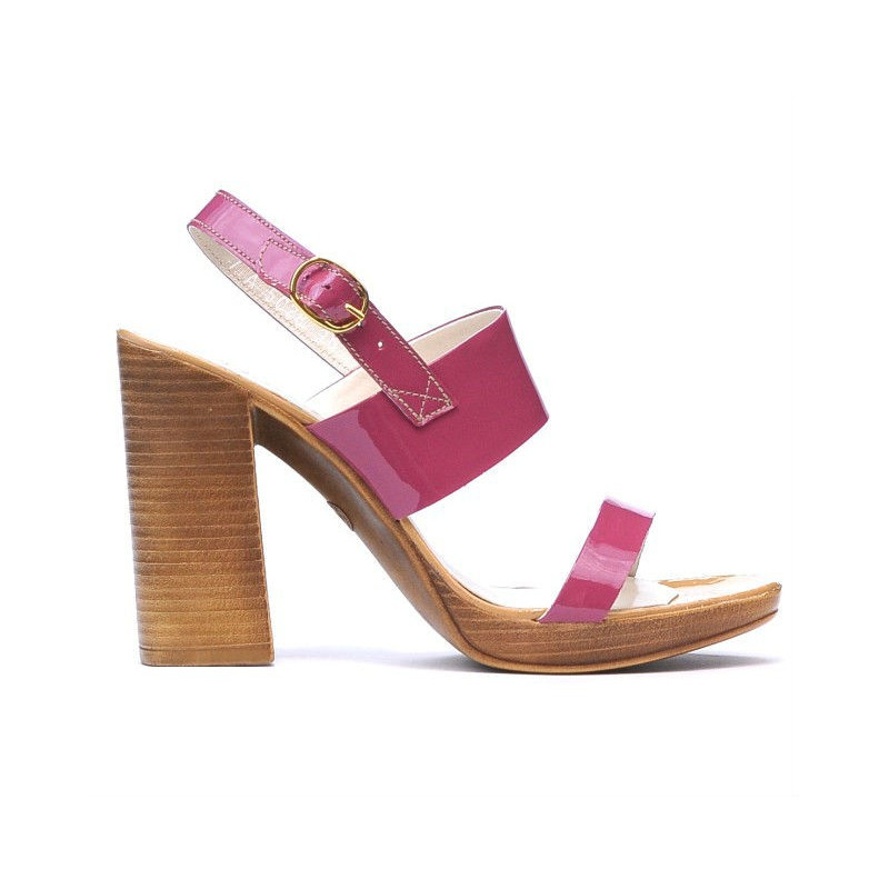 Sandali donna 5028 vernice fucsia