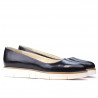 Scarpe casual donna 677 vernice indaco
