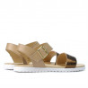 Sandali donna 5036 rame+beige