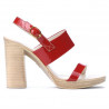 Sandali donna 5028 vernice rossa