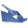 Sandali donna 5025 indaco perlato