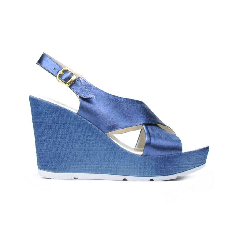Sandali donna 5025 indaco perlato