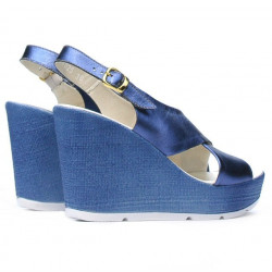 Sandali donna 5025 indaco perlato