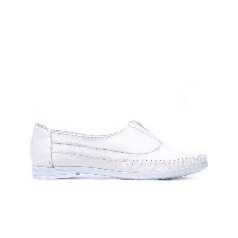 Mocassini donna 675 bianco