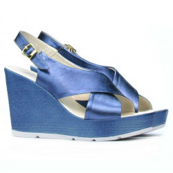 Sandali donna 5025 indaco perlato
