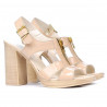 Sandali donna 5029 vernice nude