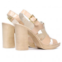 Sandali donna 5029 vernice nude