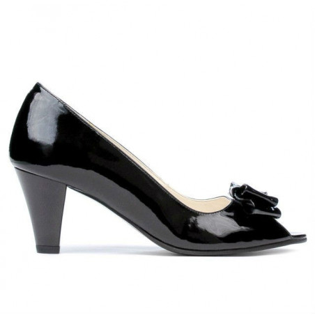 Sandali donna 1255 vernice nera