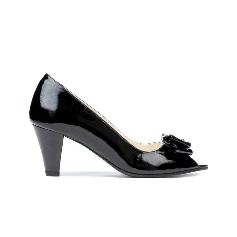 Sandali donna 1255 vernice nera